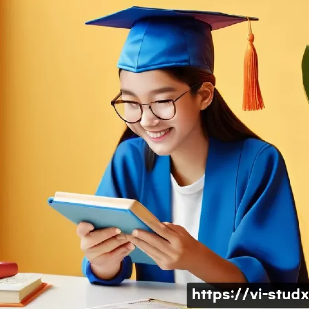 학습 진도 추적 시스템의 사용자 인터페이스 개선 - **Vibrant Gamified Progress:** "A brightly lit, modern study space where a motivated Vietnamese teen...